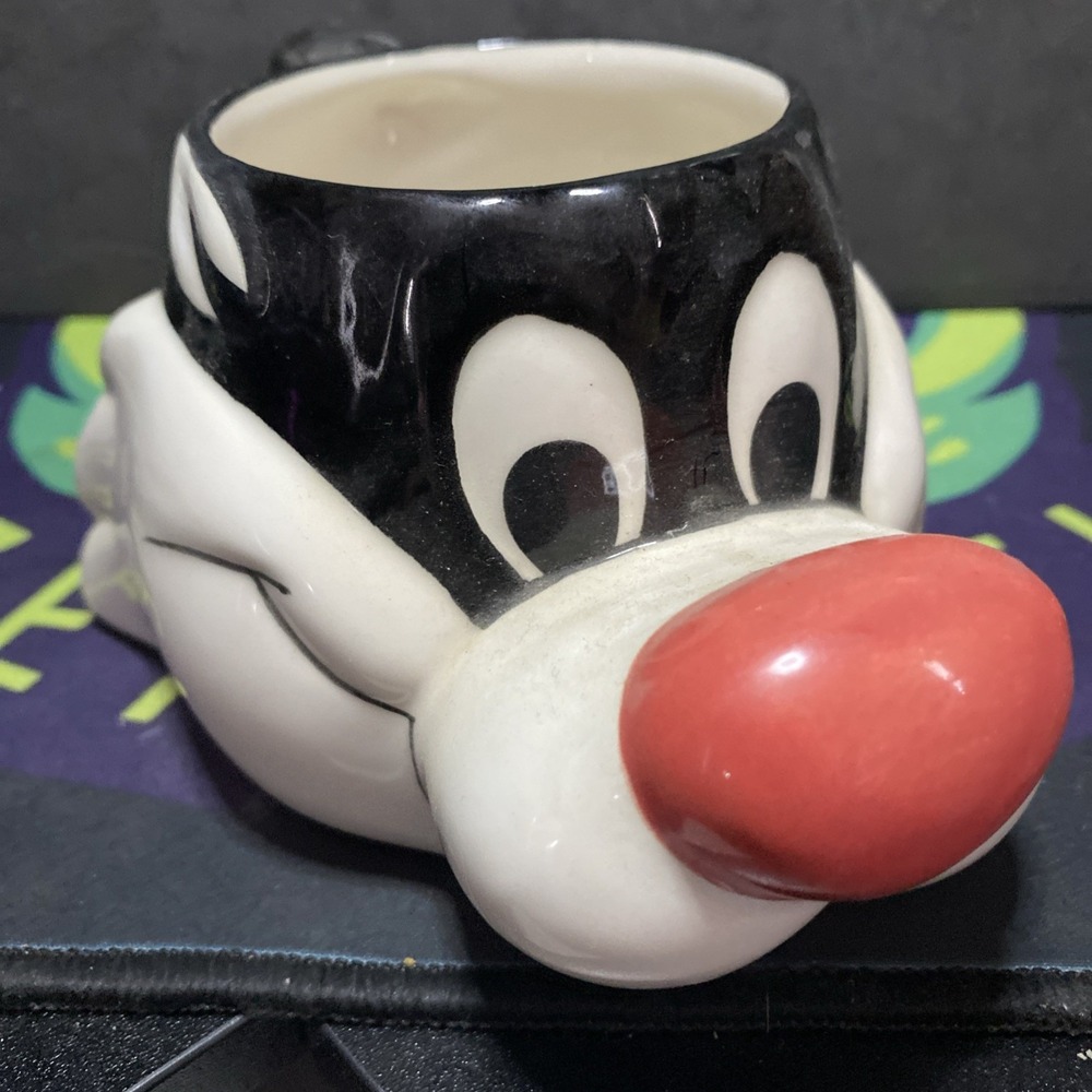 Applesauce Inc. Looney Tunes Sylvester Cat Mug - Cup 1989 Warner Bros Ceramic